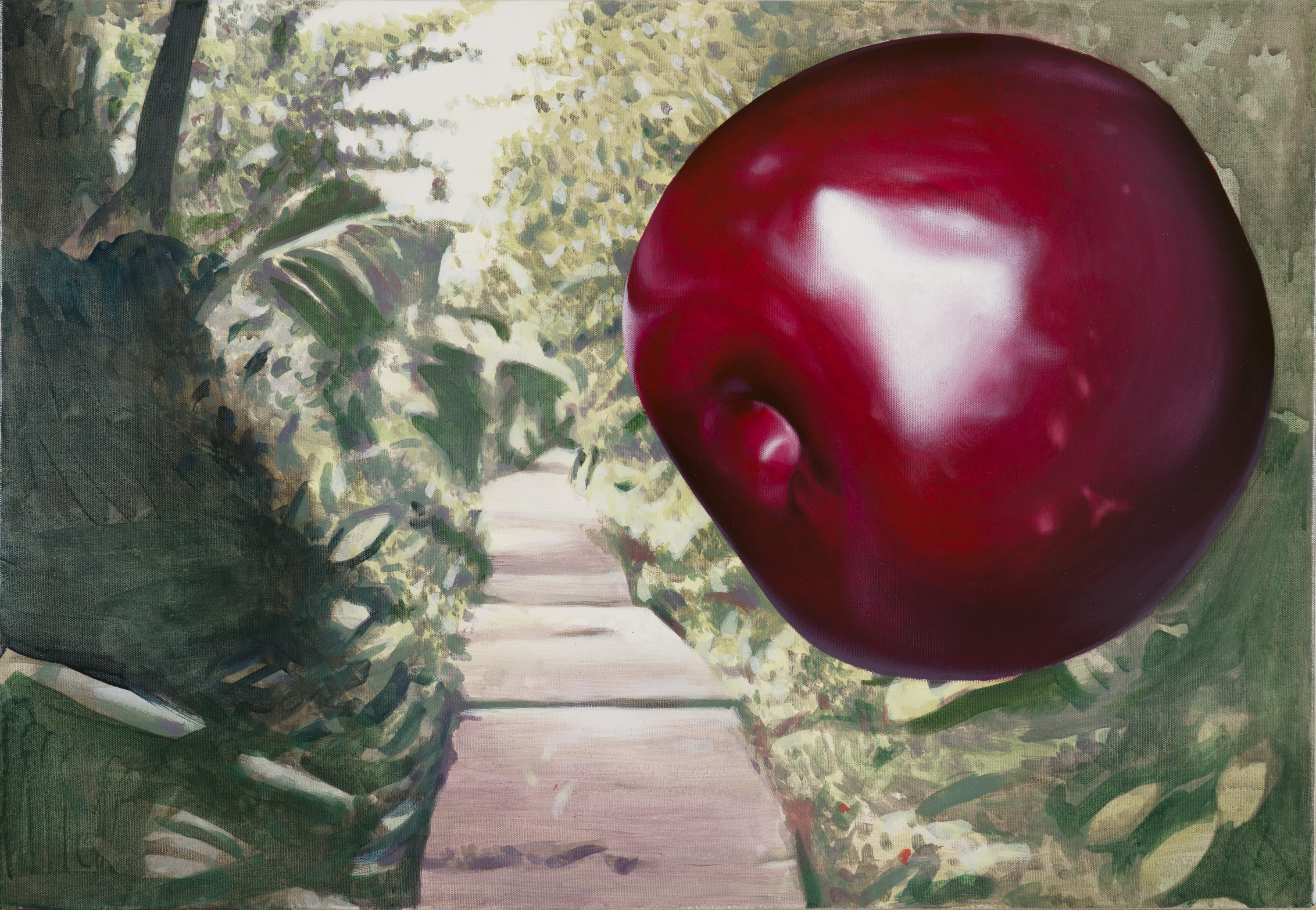 鐵漢步道李 Acrylic on canvas 80x55cm 2014